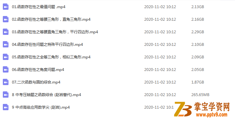 一课2020初中数学王杭州中考数学尖端专题班百度云盘下载