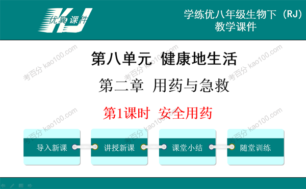 初中生物八年级下册人教版配套课件资料