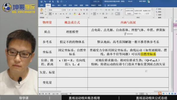 坤哥 2024届高考高三物理一轮复习 [视频]