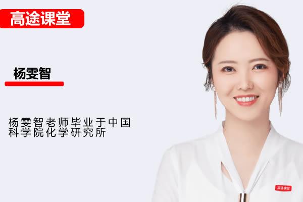 杨雯智初三中考化学网课2025高途密训班网课视频